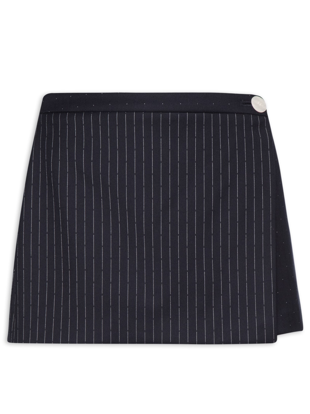 Shorts Saia Alfaiataria Cosmos Flor - Azul