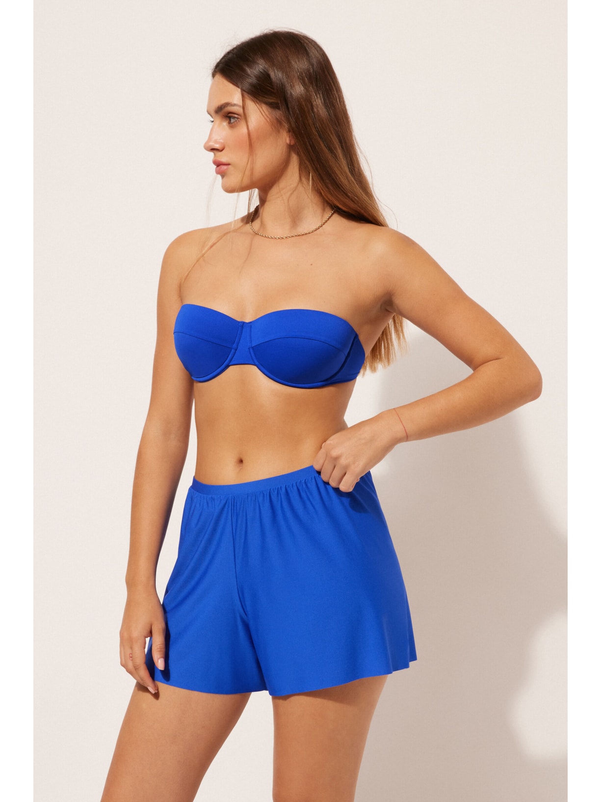 Shorts Soft Touch Azul Calzedonia