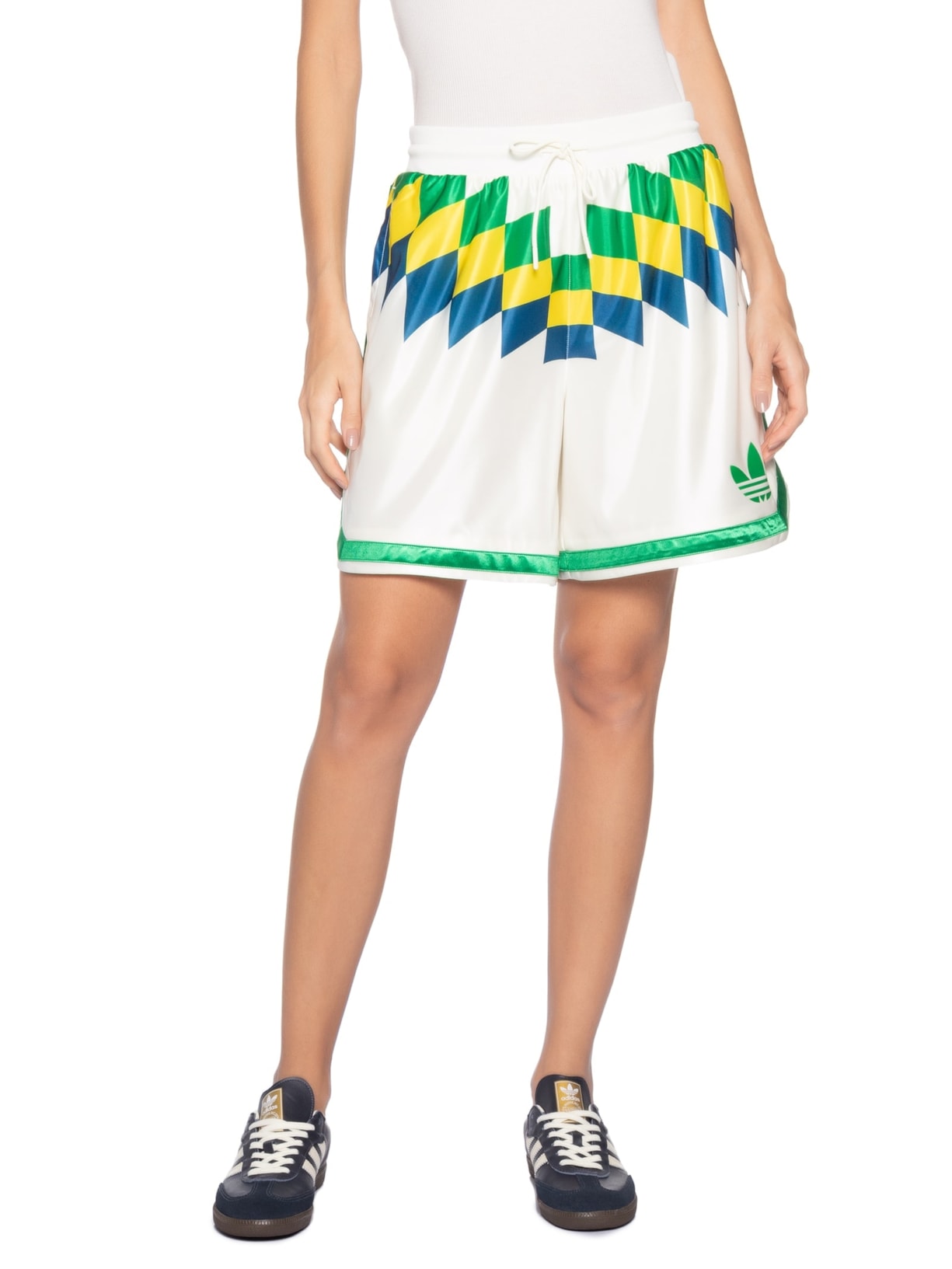 Shorts Unissex Copa Print Branco Adidas Originals