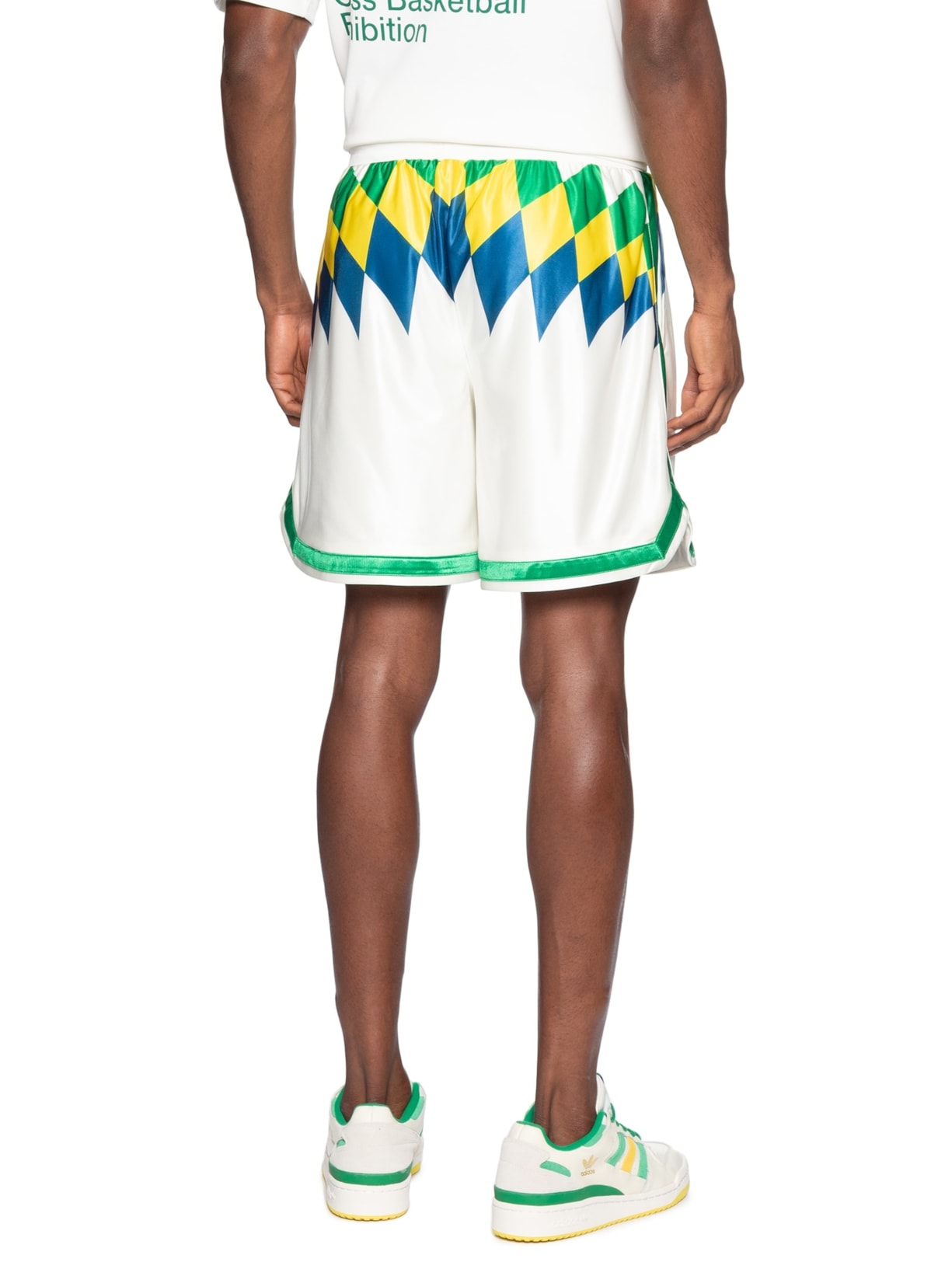 Shorts Unissex Copa Print Branco Adidas Originals