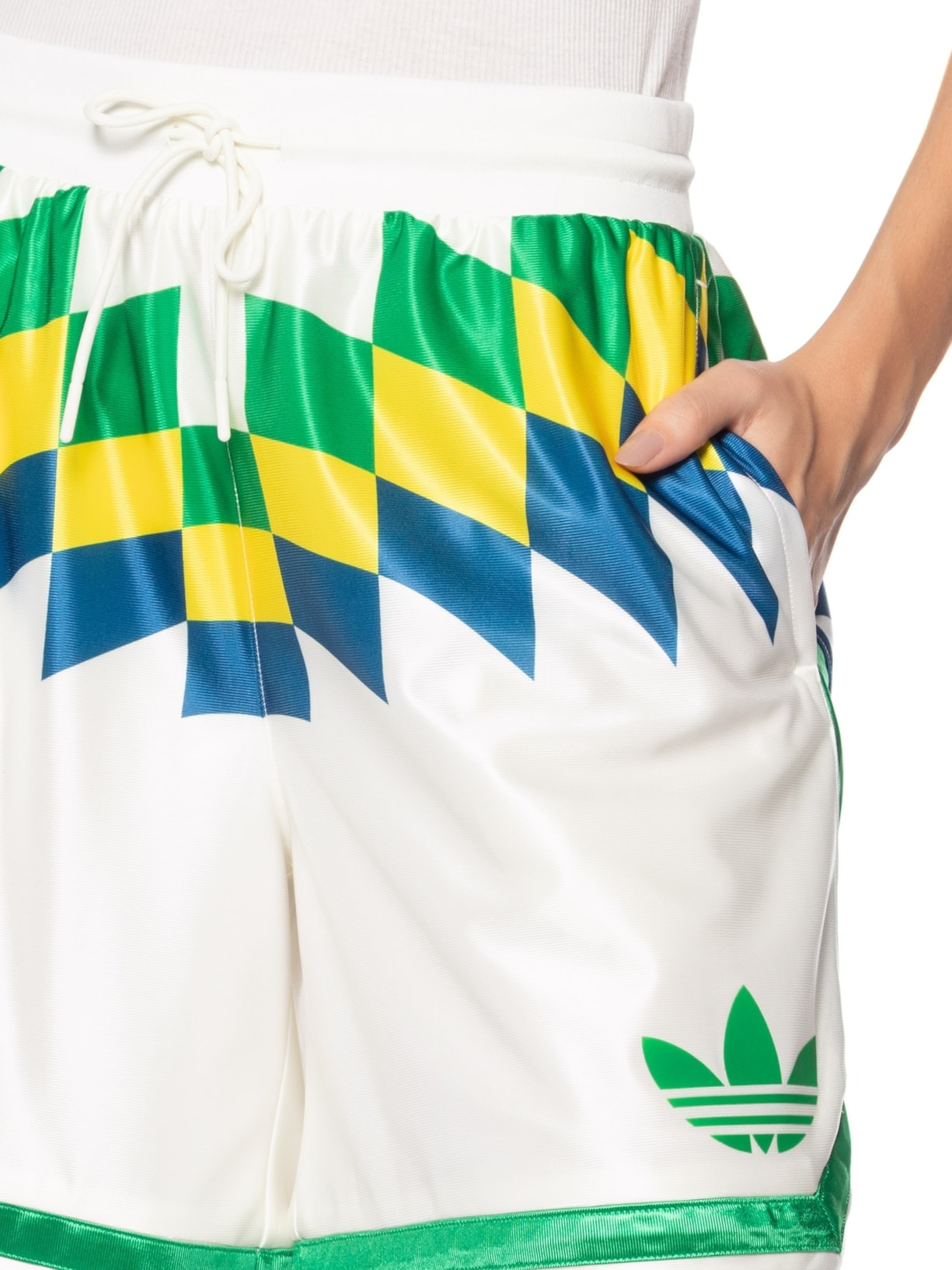 Shorts Unissex Copa Print Branco Adidas Originals
