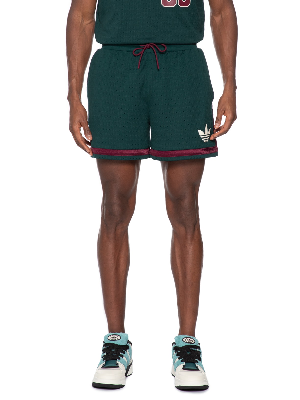 Shorts Warp Knit Verde Adidas Originals