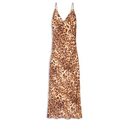Slip Dress Degagê Est Onça Classic - Animal print