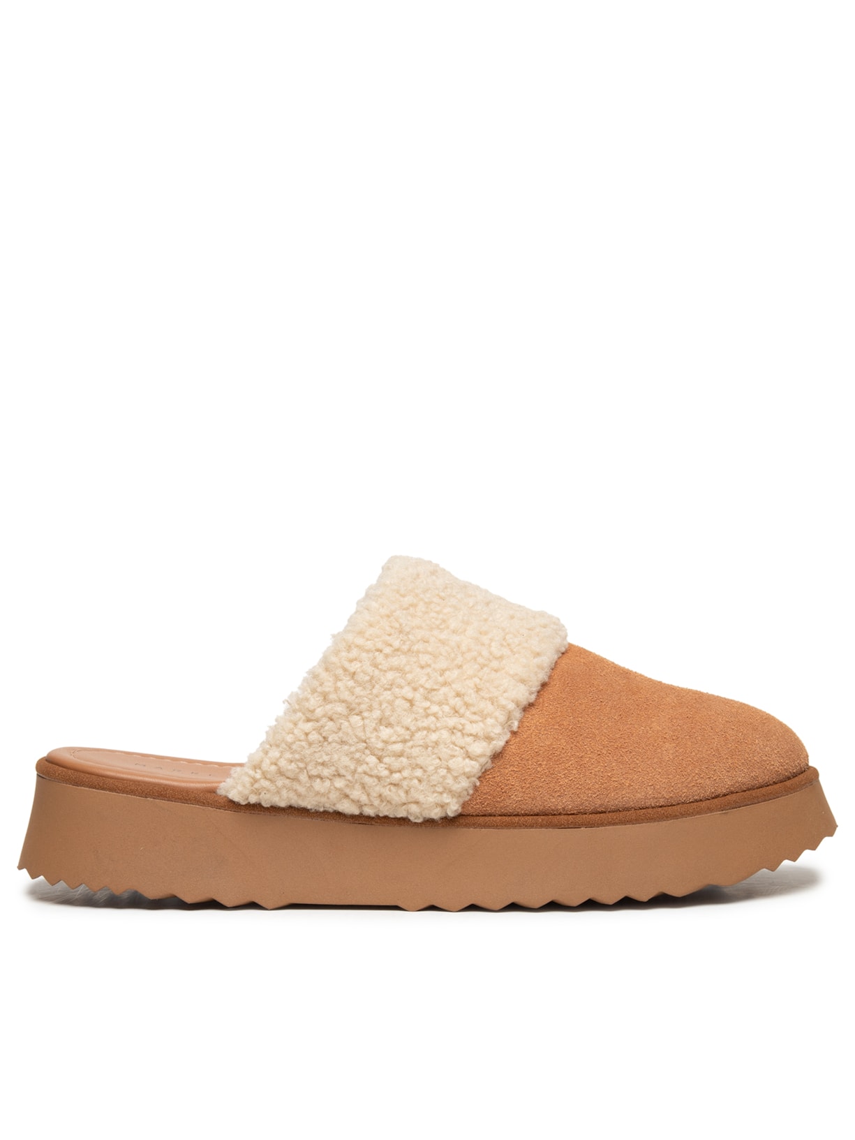 Slipper Feminina Em Camurça - Marrom