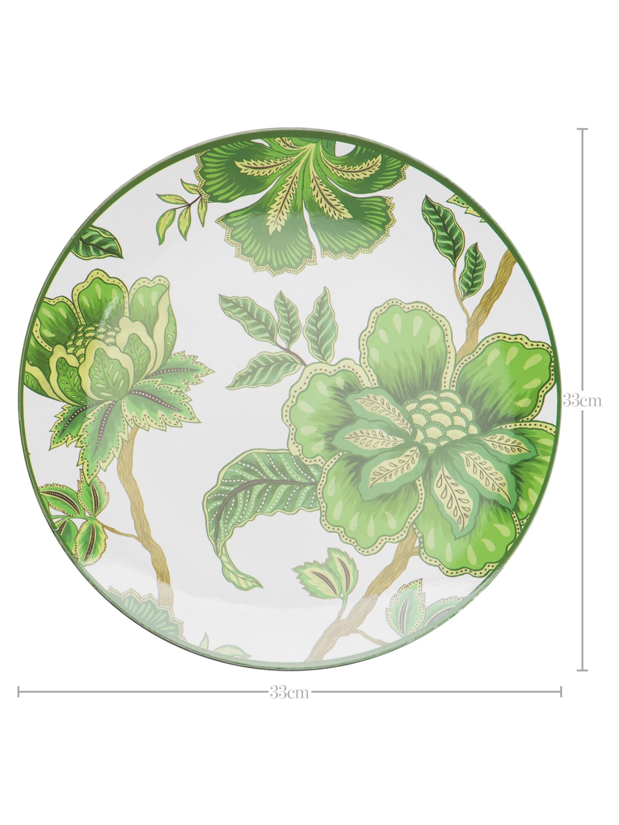 Sousplat Estampado Sicília Em Polipropileno 1 Peça Off White Souq