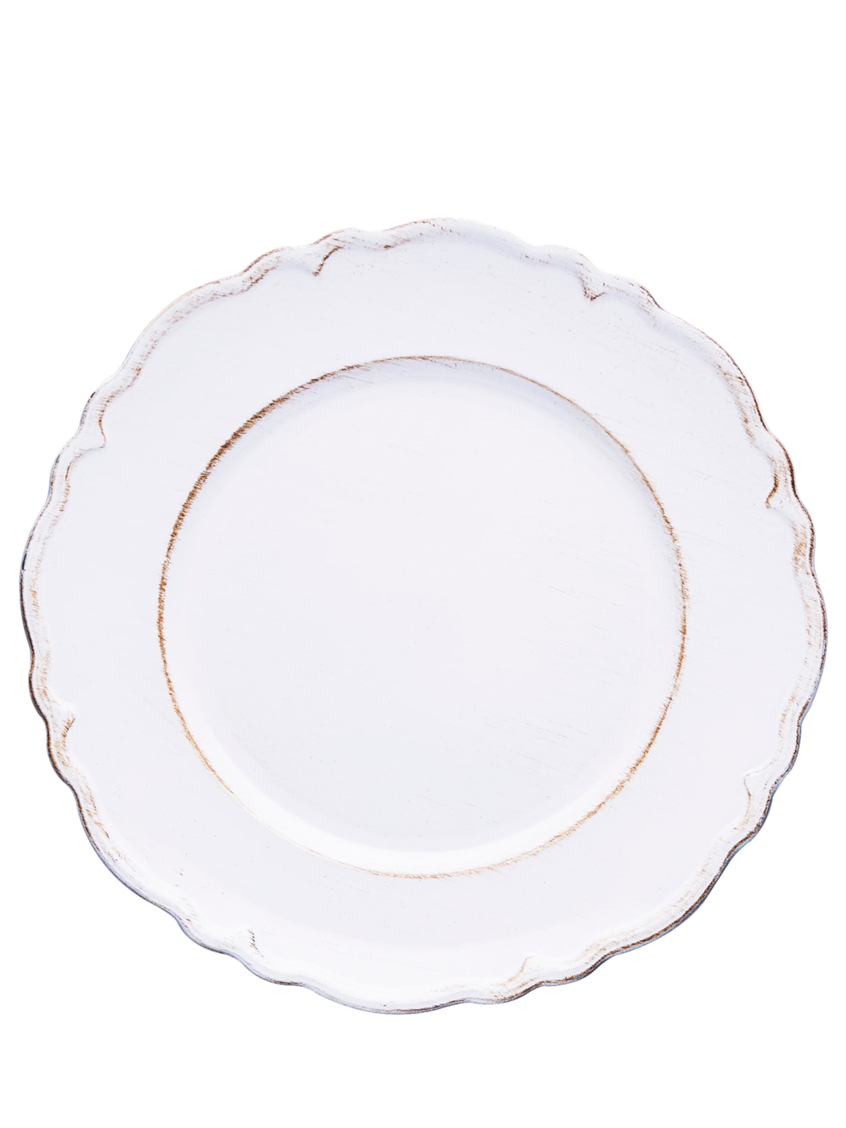 Sousplat Provence Sobremesa 25 cm - Branco