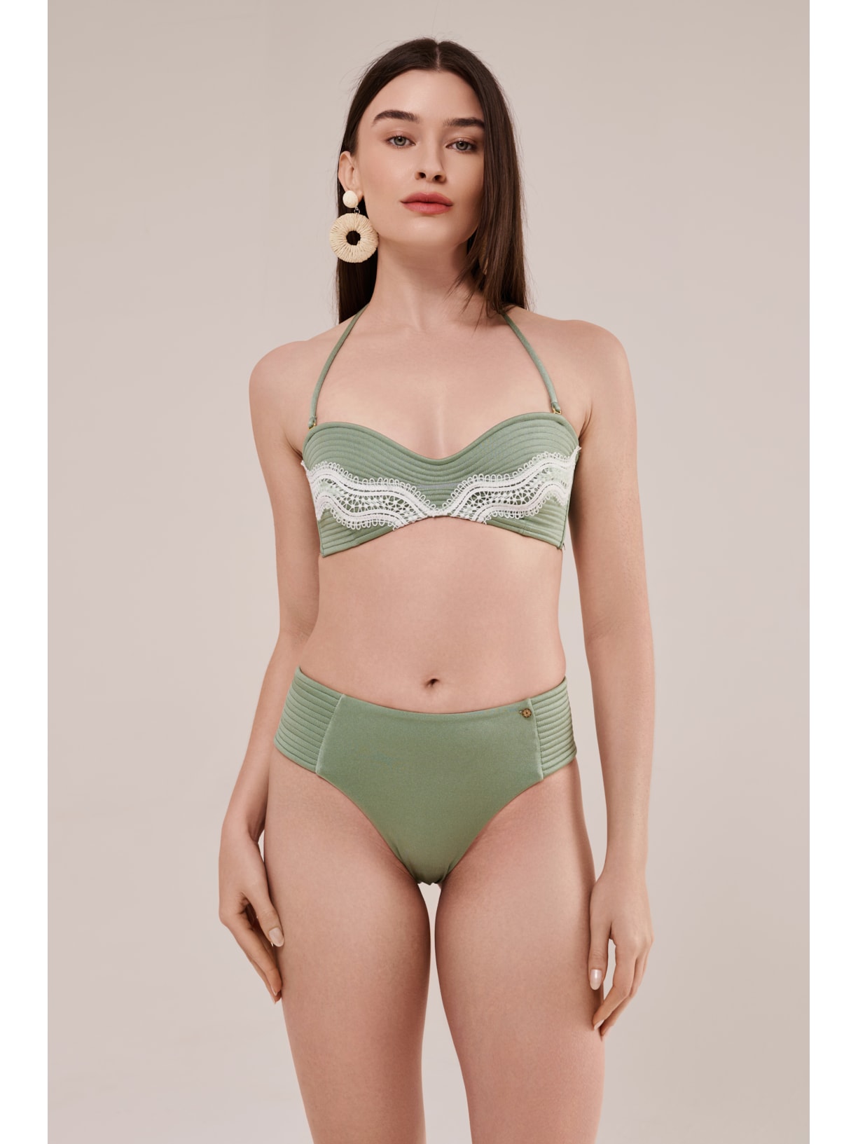 strapless top biquíni com guipuire paraty Suntime