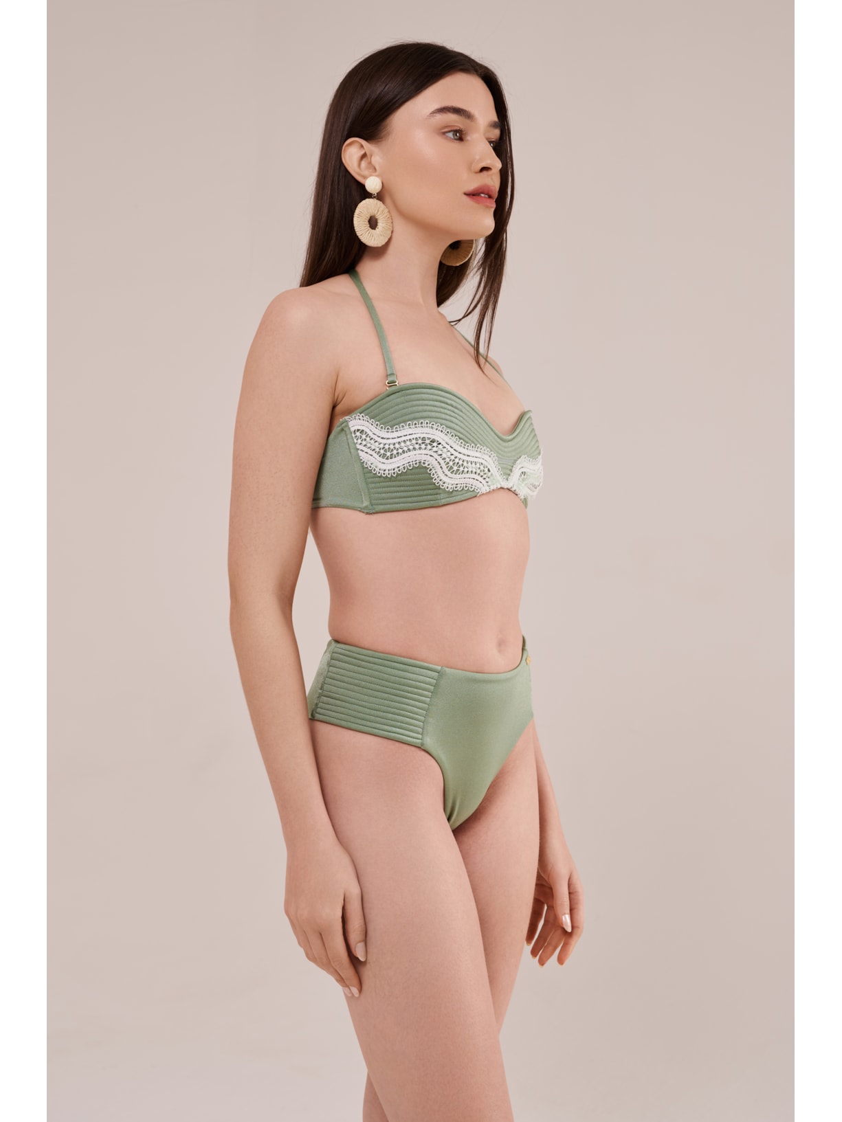 strapless top biquíni com guipuire paraty Suntime