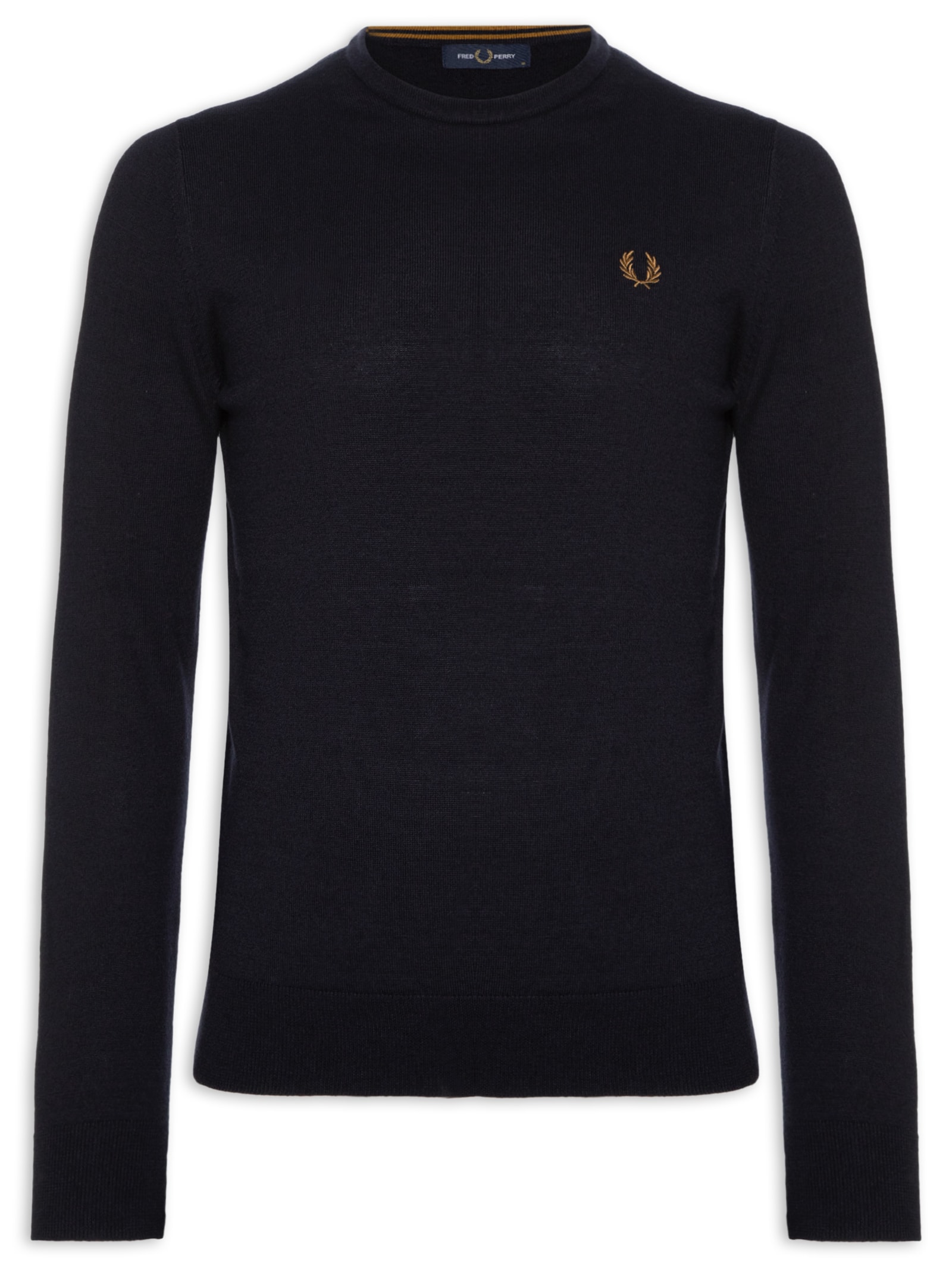 【FREDPERRY】トップス Fred Perry - Sueter Classic Crew Neck Jumper - Azul
