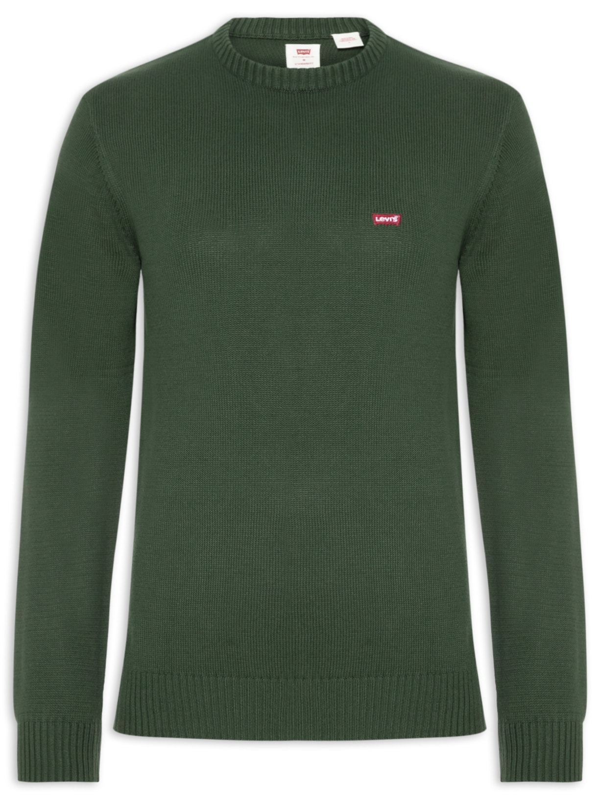 Suéter Classic Housemark Crewneck Masculino Verde Levi's