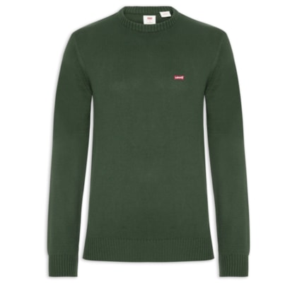 Suéter Classic Housemark Crewneck Masculino - Verde