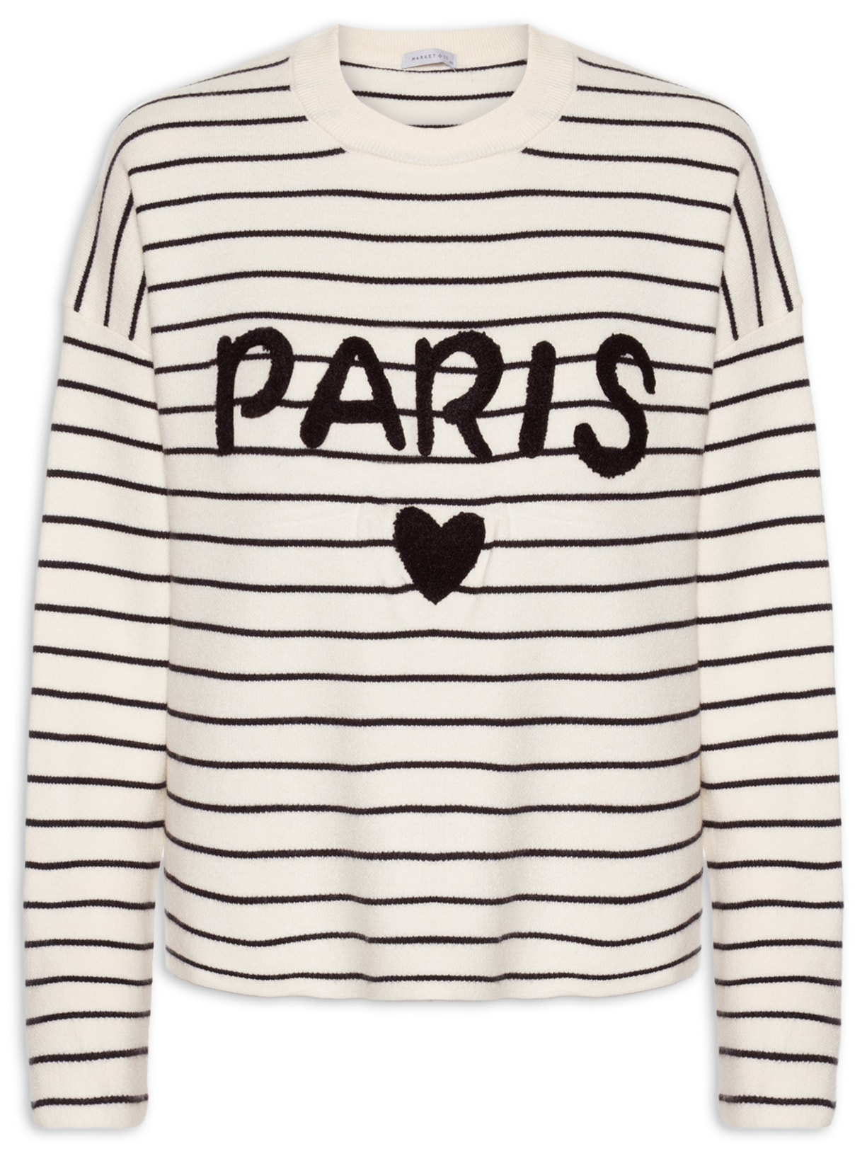 Sueter Estampado Feminino - Off White