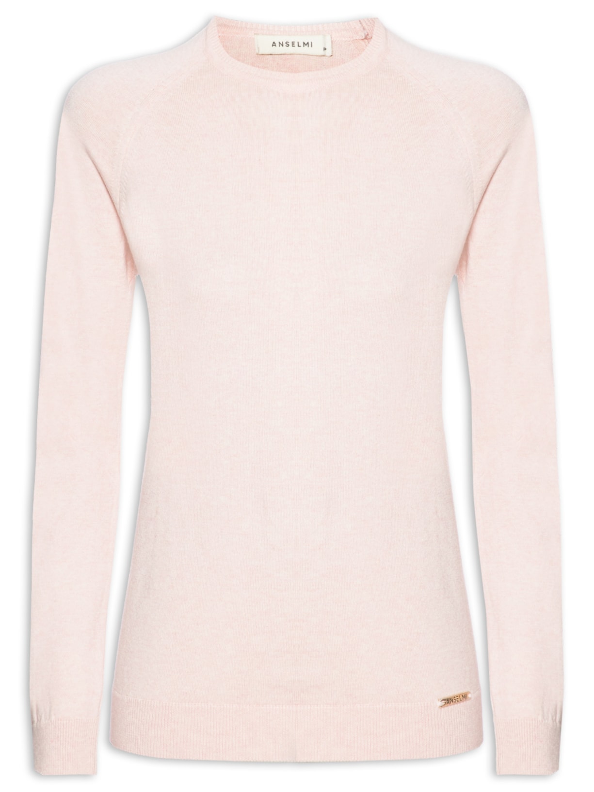 Suéter Feminino Básico Gola Redonda - Rosa