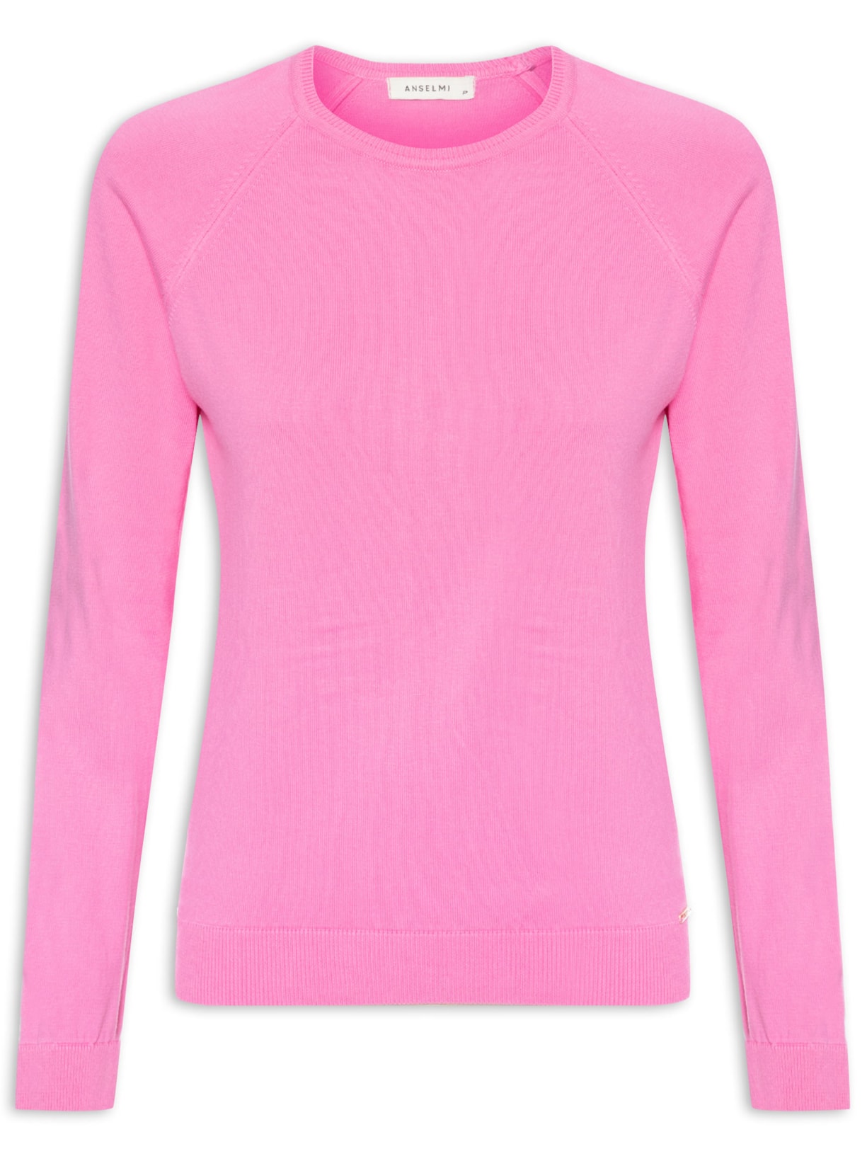 Suéter Feminino Básico Gola Redonda - Rosa