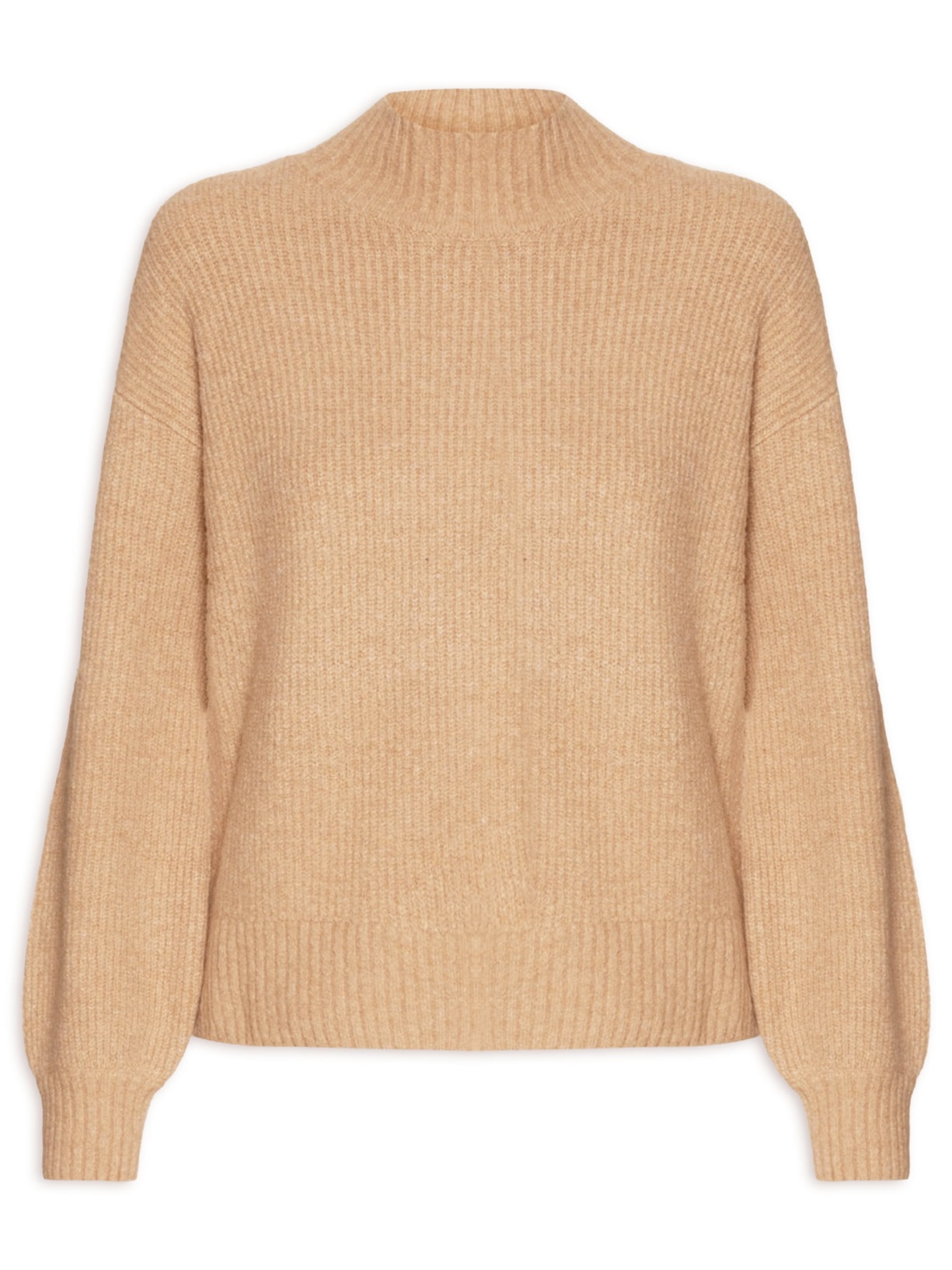 Suéter Feminino Básico Oversized - Bege