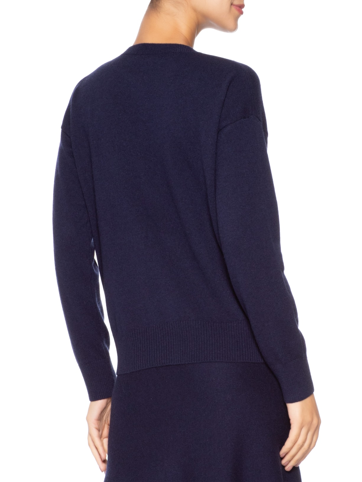 Suéter Feminino Blend De Lã E Cashmere Azul '2Essential