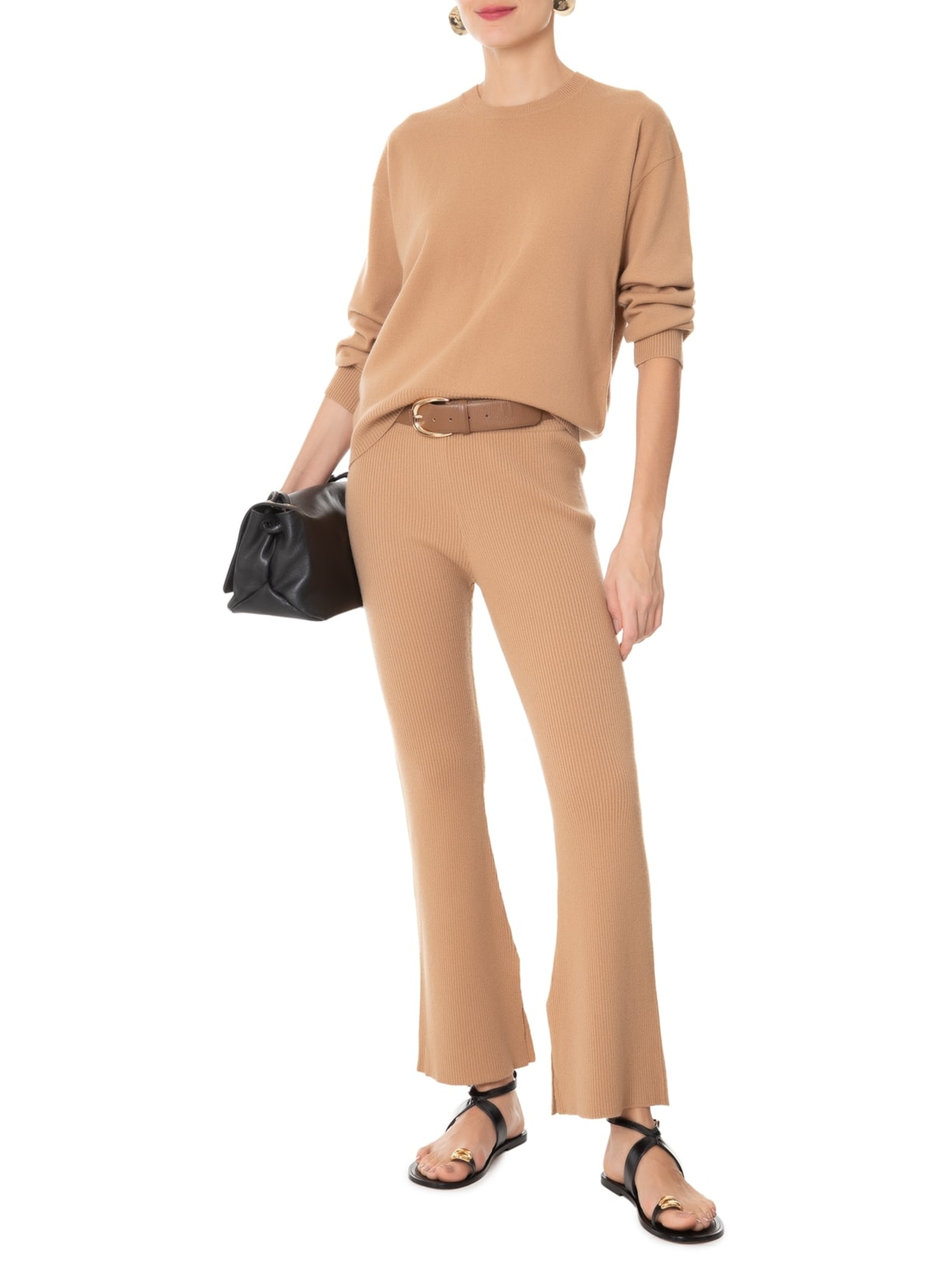 Suéter Feminino Blend de Lã E Cashmere Bege '2Essential