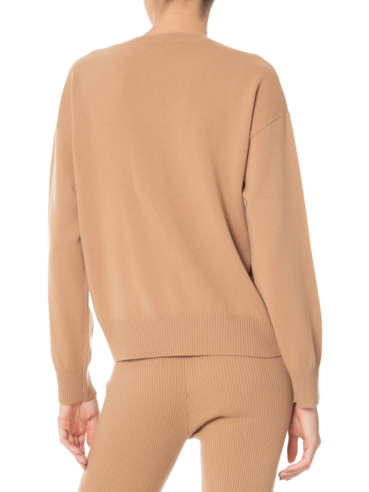 Suéter Feminino Blend de Lã E Cashmere Bege '2Essential