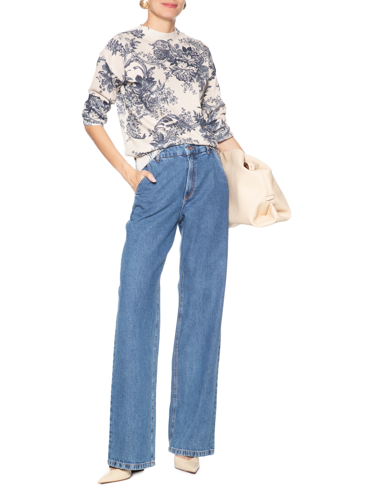 Suéter Feminino Carine Azul Iorane