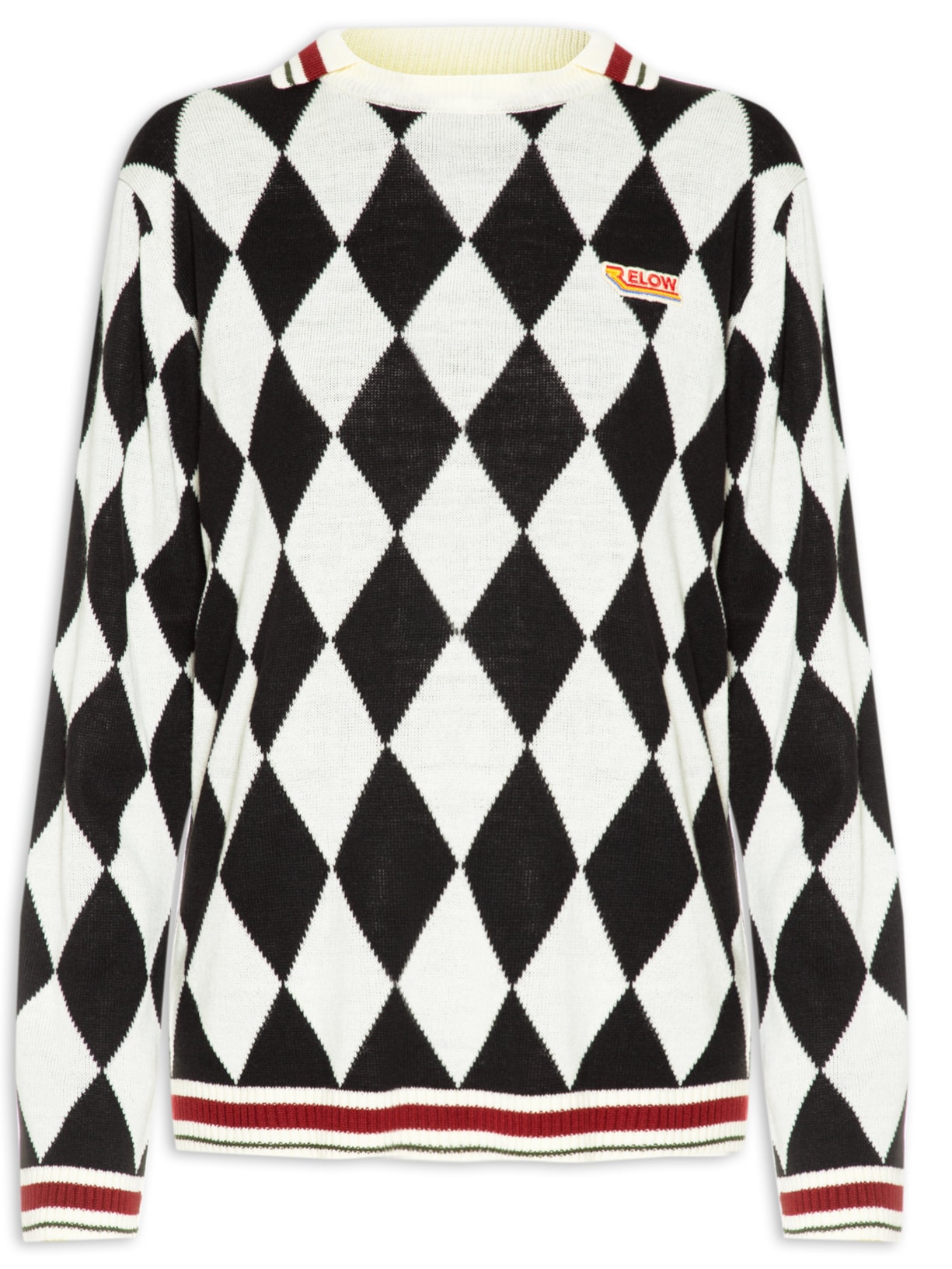 Suéter Feminino Chess - Off White
