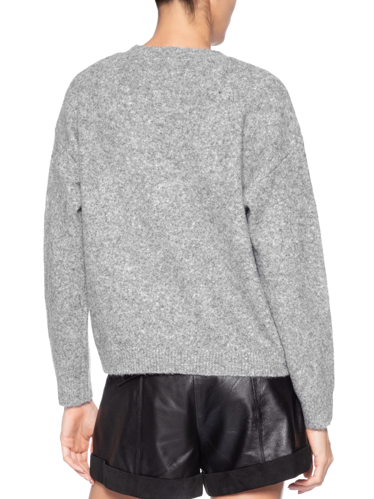 Suéter Feminino Com Corrente Cinza Market 33