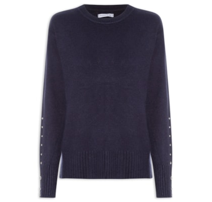 Suéter Feminino em Tricot - Azul