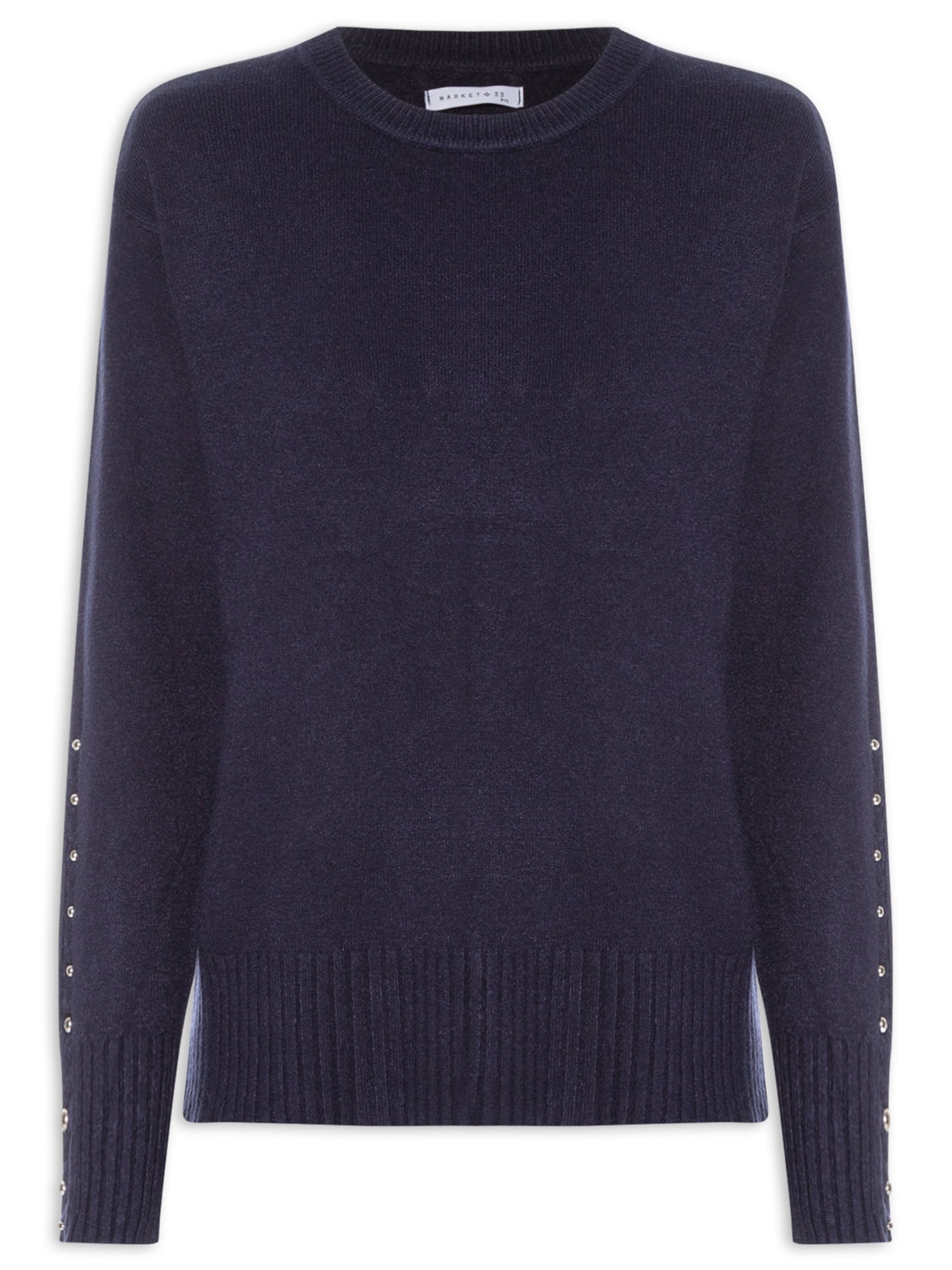 Suéter Feminino em Tricot - Azul