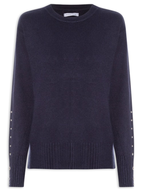 Suéter Feminino em Tricot - Azul