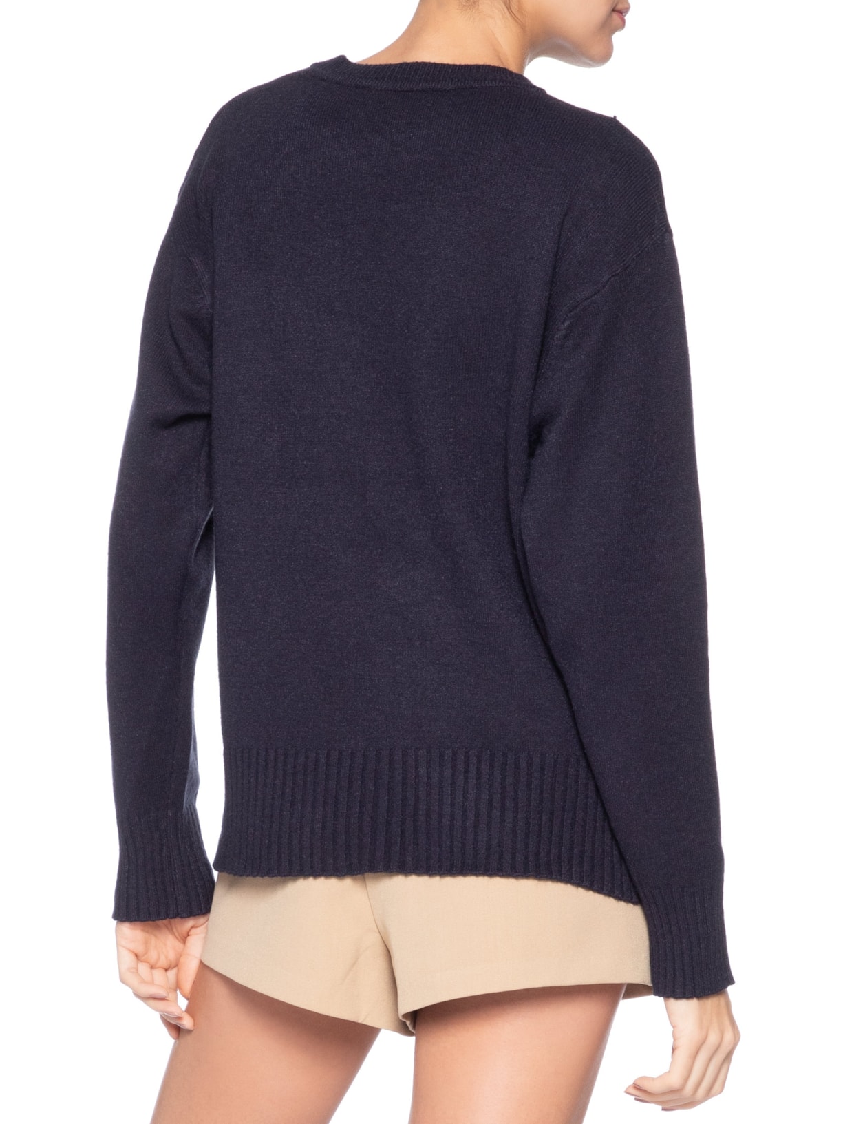 Suéter Feminino em Tricot Azul Market 33