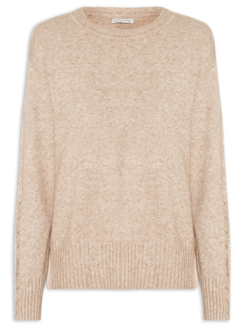Suéter Feminino em Tricot - Bege