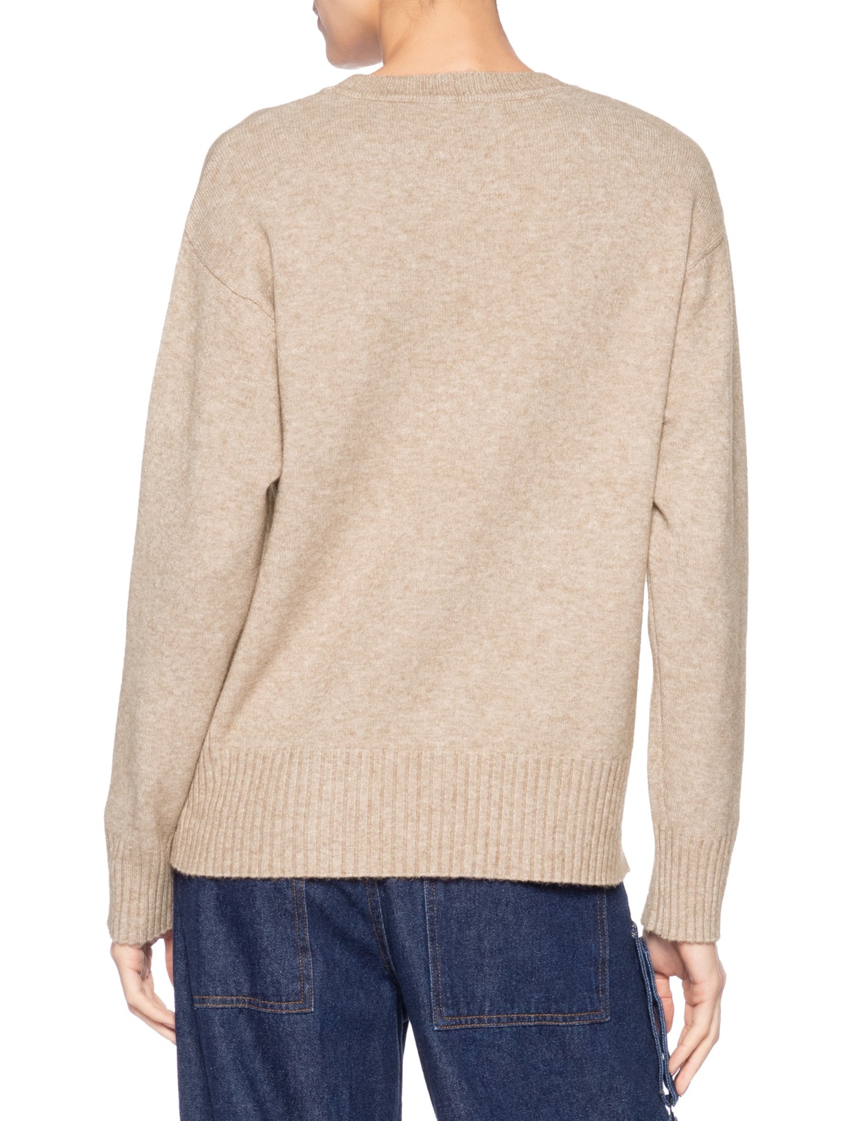 Suéter Feminino em Tricot Bege Market 33