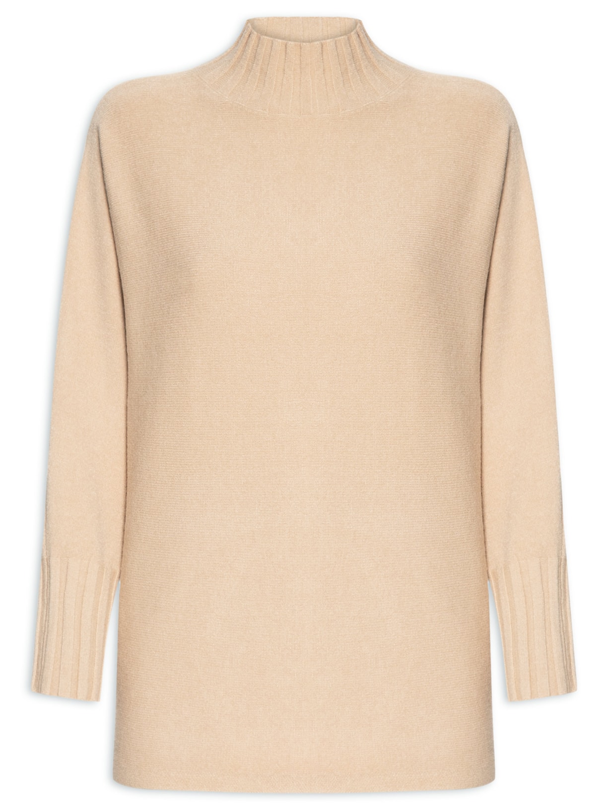 Suéter Feminino Em Tricot Bege Market 33