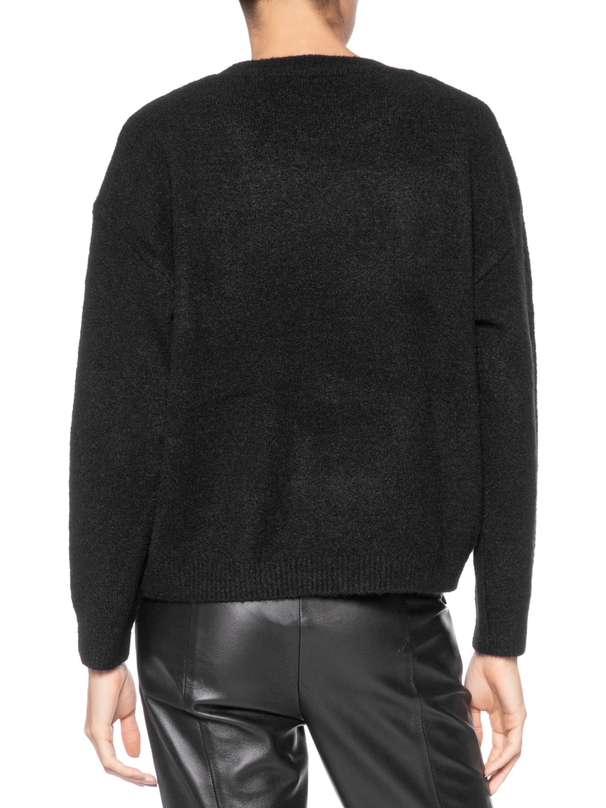 Suéter Feminino Em Tricot Com Detalhe Corrente Preto Market 33