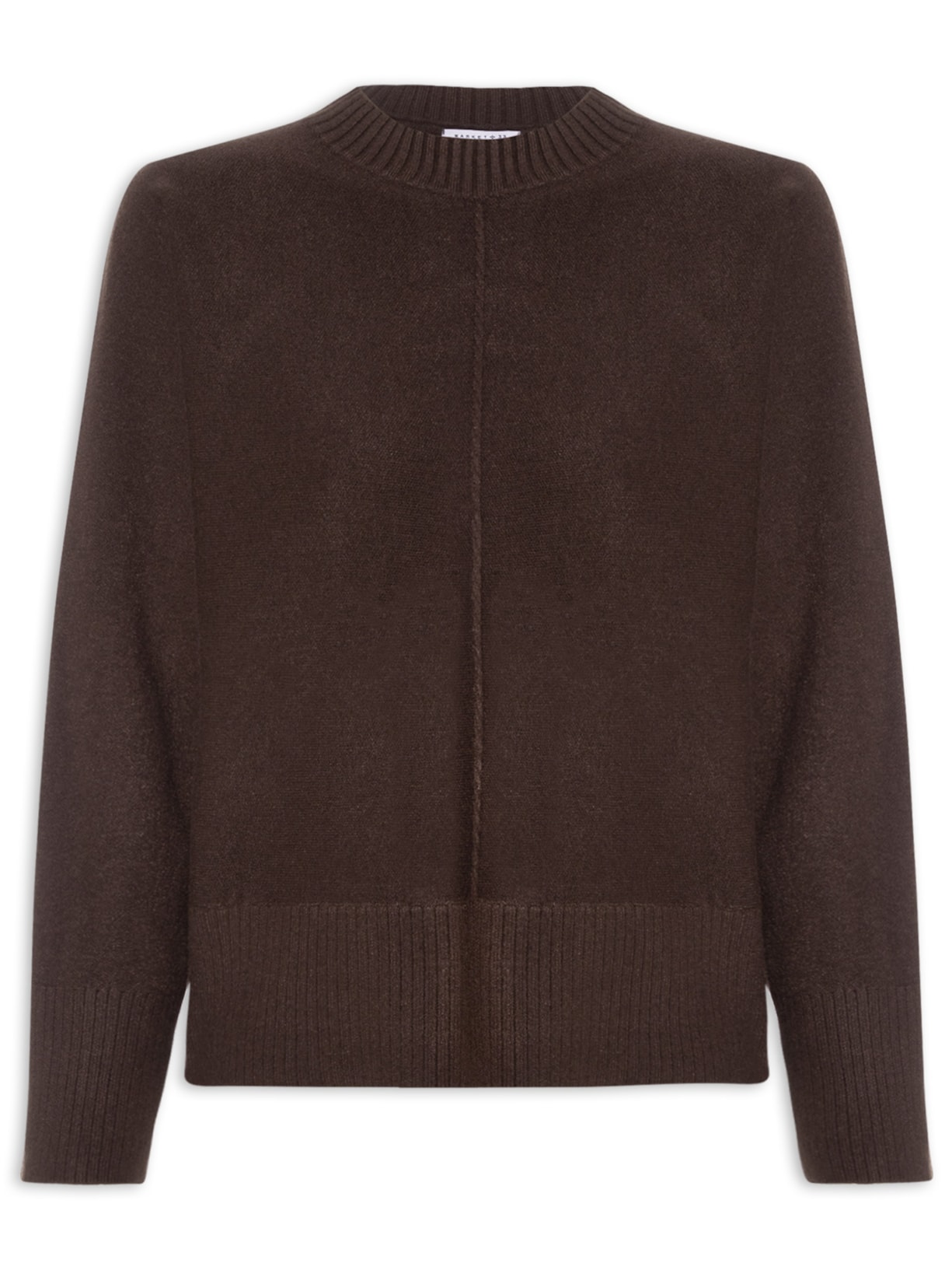 Sueter Feminino em Tricot - Marrom