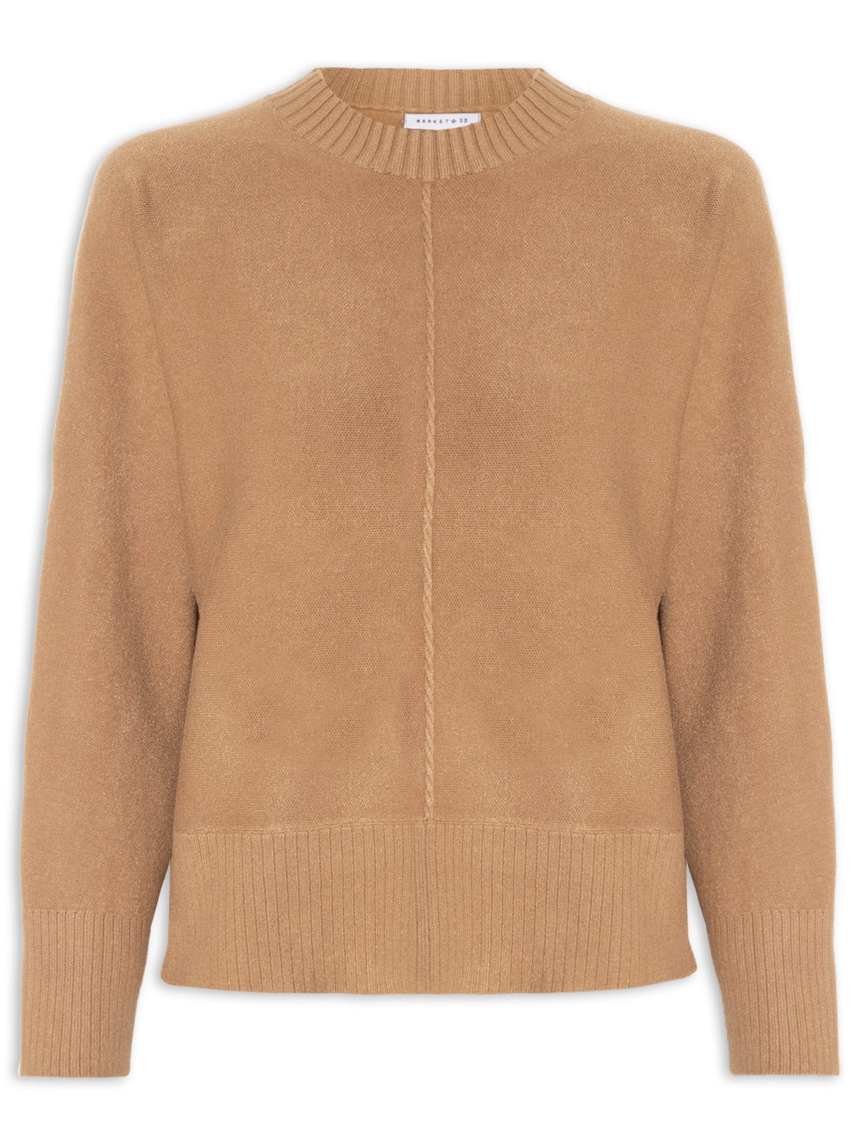 Sueter Feminino em Tricot - Marrom