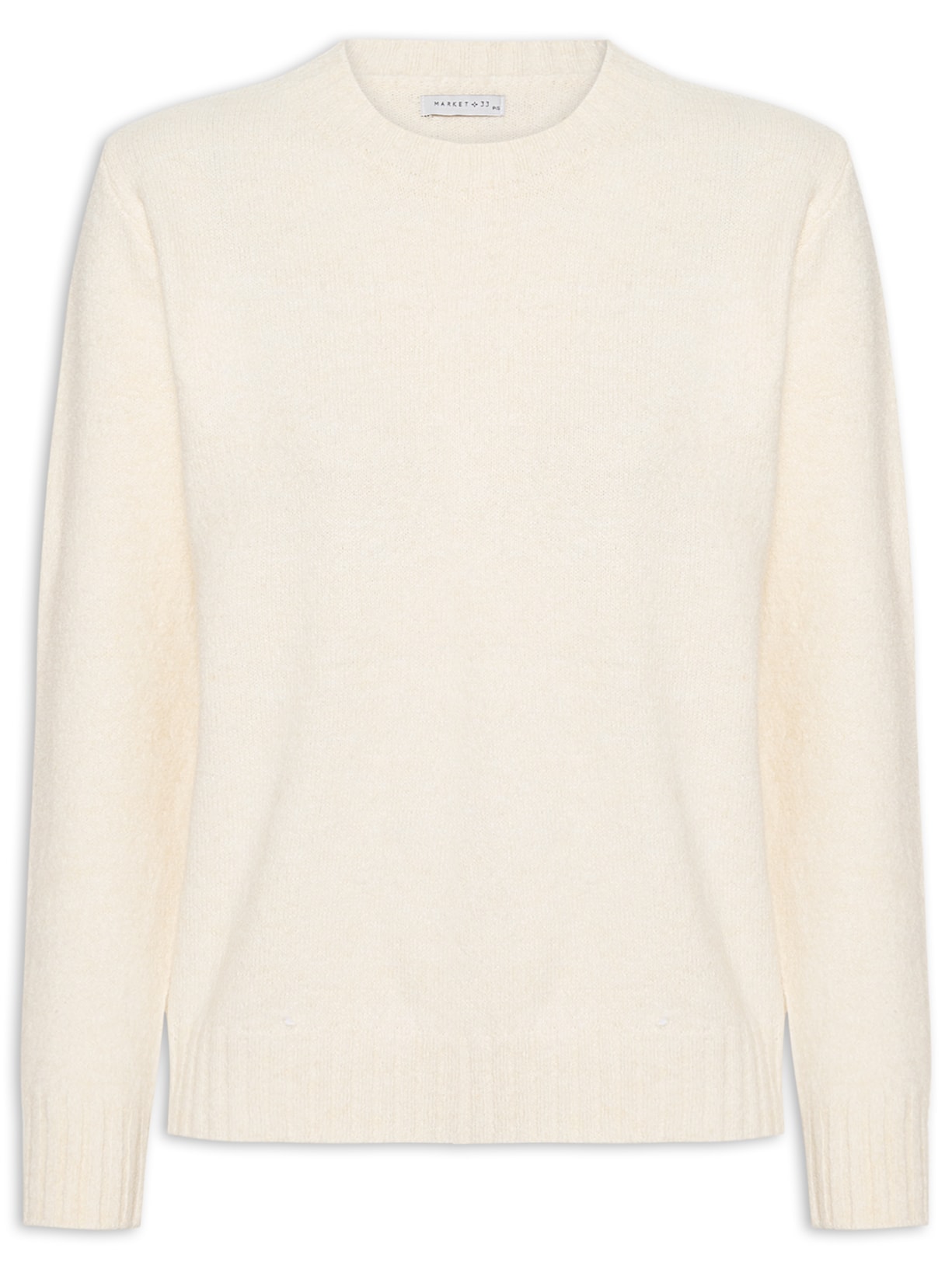 Suéter Feminino Em Tricot - Off White