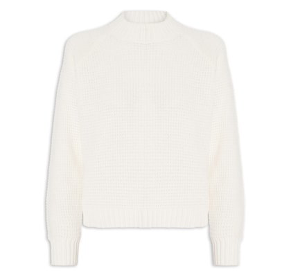 Suéter Feminino Em Tricot - Off White