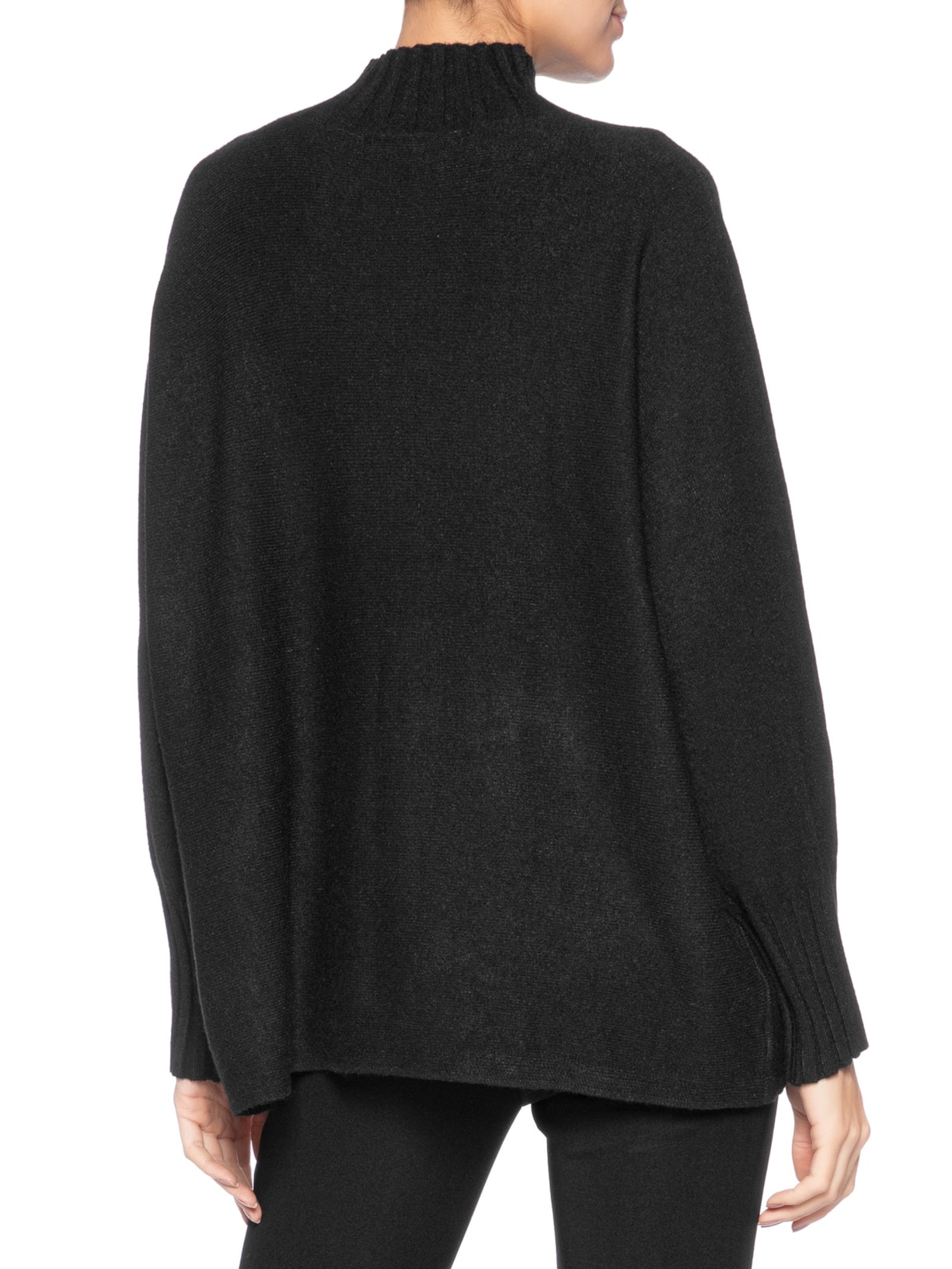 Suéter Feminino Em Tricot Preto Market 33