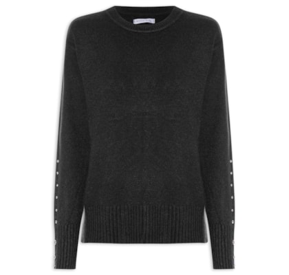 Suéter Feminino em Tricot - Preto
