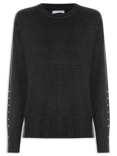 Suéter Feminino em Tricot - Preto