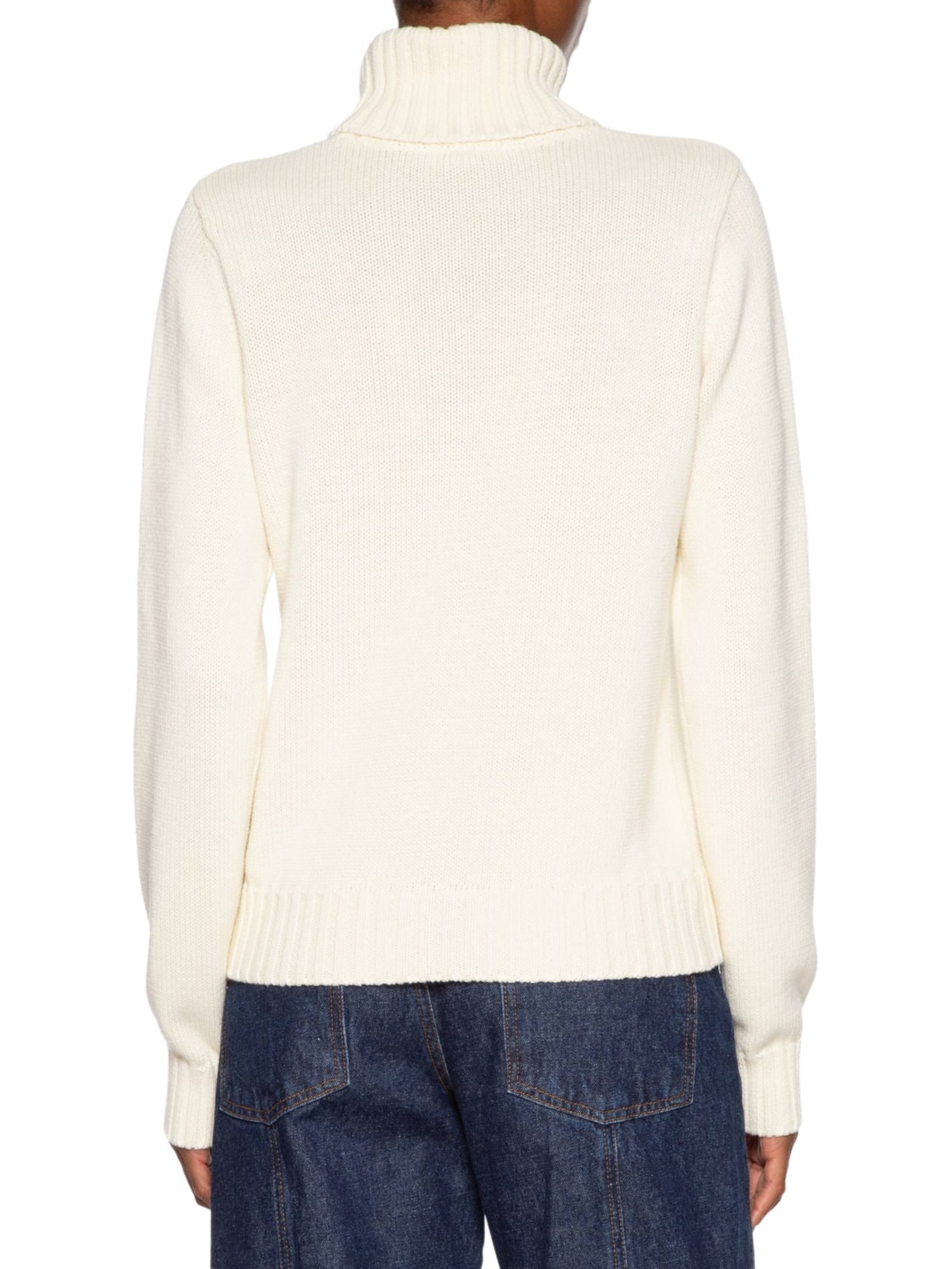 Suéter Feminino Knitted Turtleneck Off White Sporty & Rich