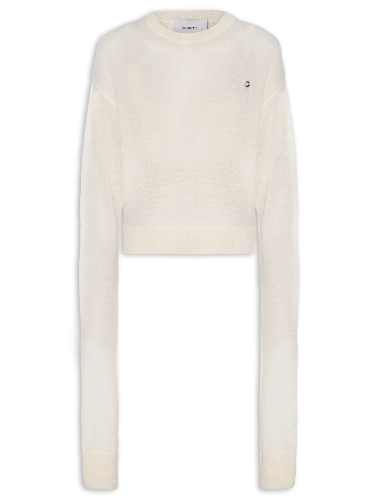 Suéter Feminino Knotted Sleevens Jumper - Off White