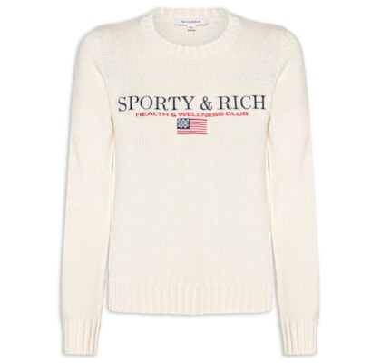Suéter Feminino Nautical Knitted - Off White