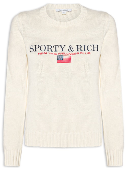 Suéter Feminino Nautical Knitted - Off White