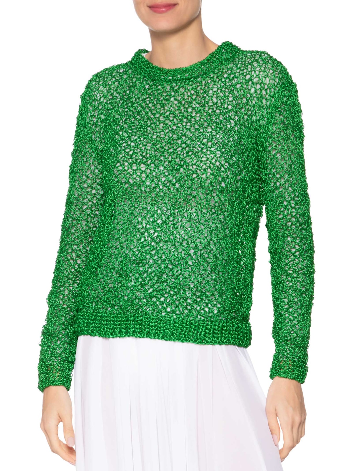 Suéter Feminino Pull Manual Verde Vico Studio