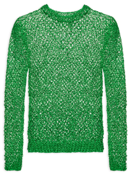 Suéter Feminino Pull Manual - Verde
