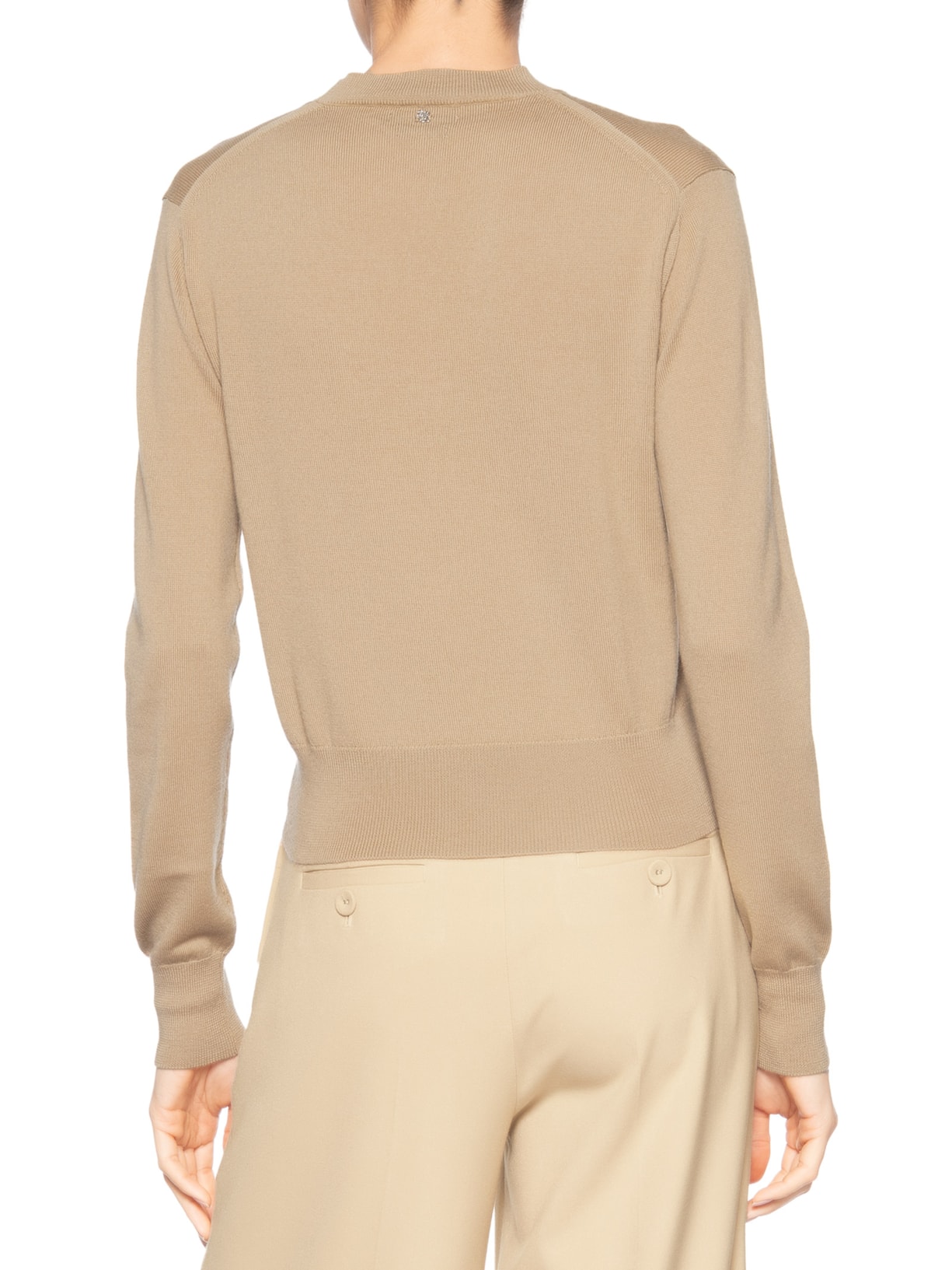 Suéter Feminino Pull Theodora Khaki Tricot Bege Bo.bô