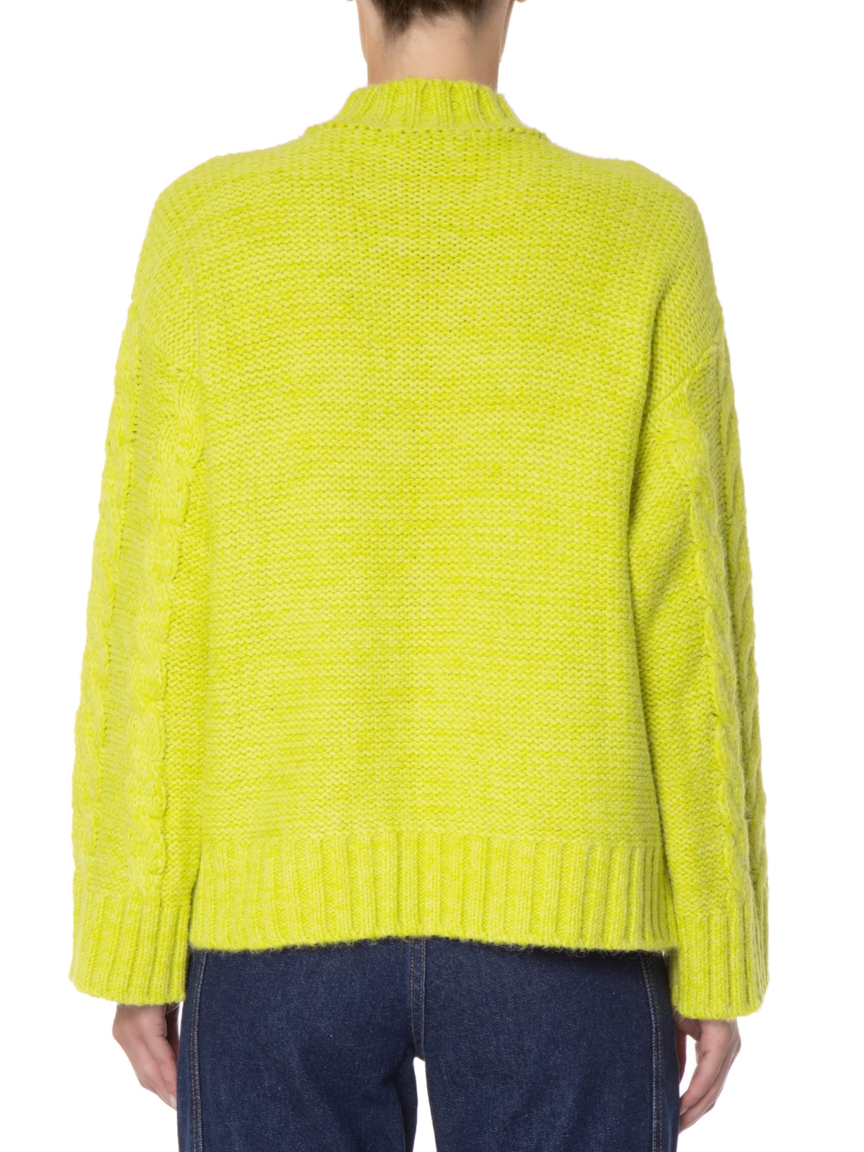 Suéter Feminino Pull Tranças Vibrantes Tricot - Verde by ANIMALE