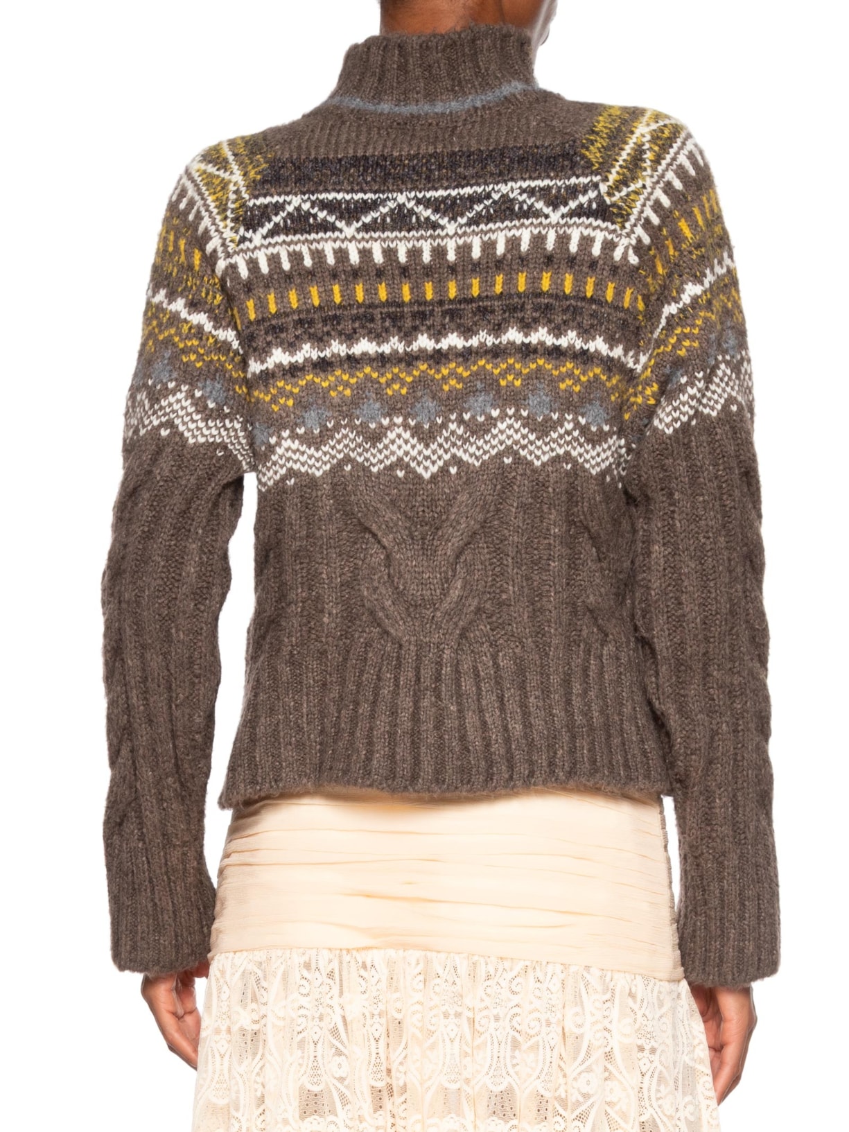 Suéter Feminino Pull Tricot Jamie Marrom Nk