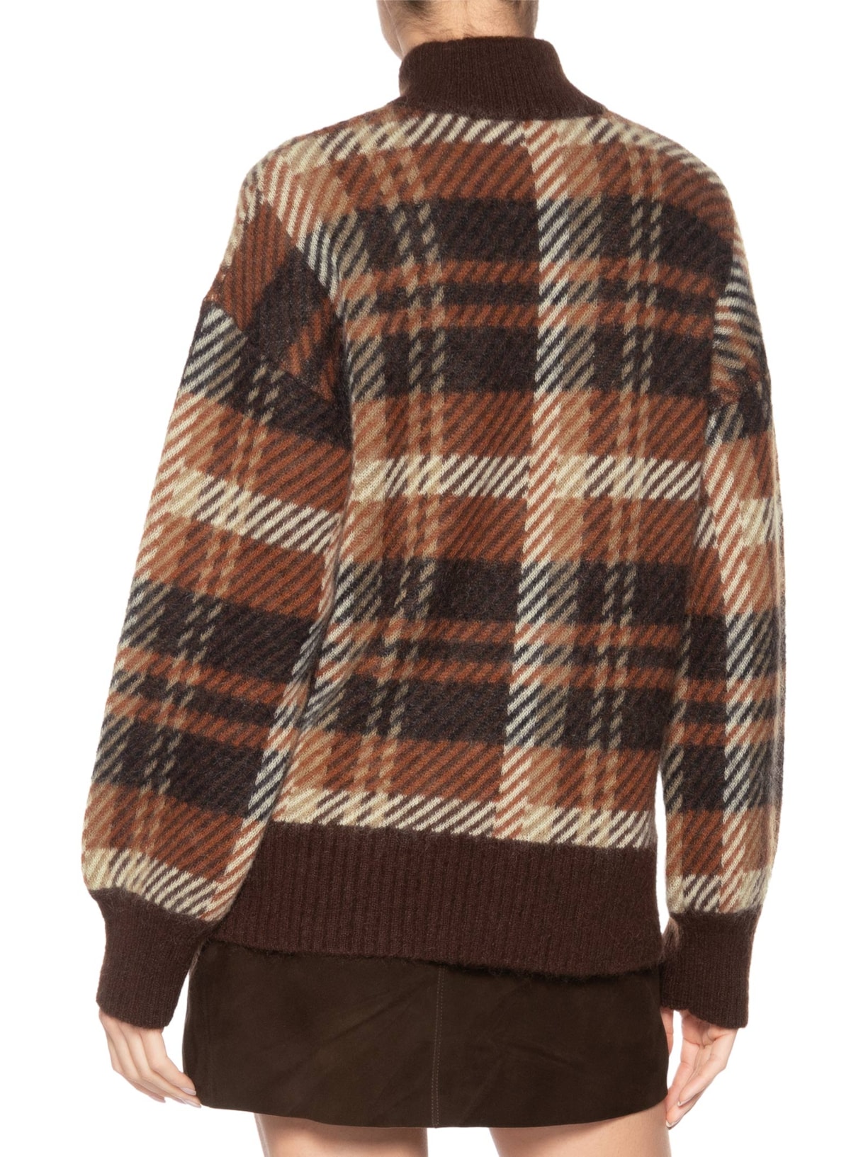 Suéter Feminino Pull Tricot Marrom Nk